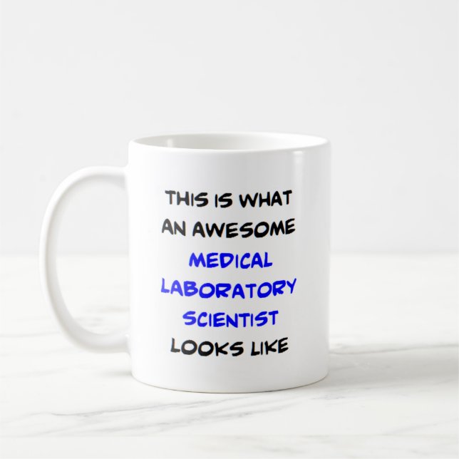Taza De Café científico de laboratorio médico, impresionante (Izquierda)
