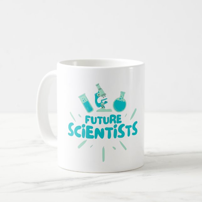 TAZA DE CAFÉ CIENTÍFICO FUTURO - LABLIFE (Anverso izquierdo)