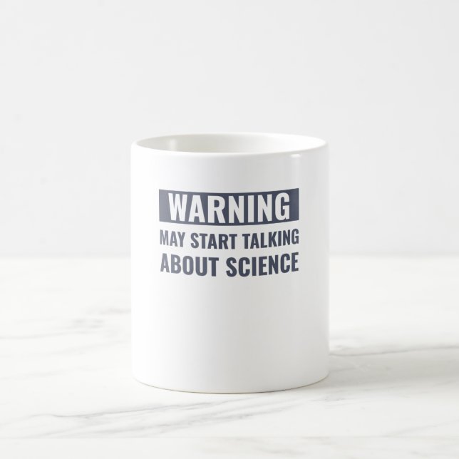 Taza De Café Científico gracioso habla de ciencia (Centro)