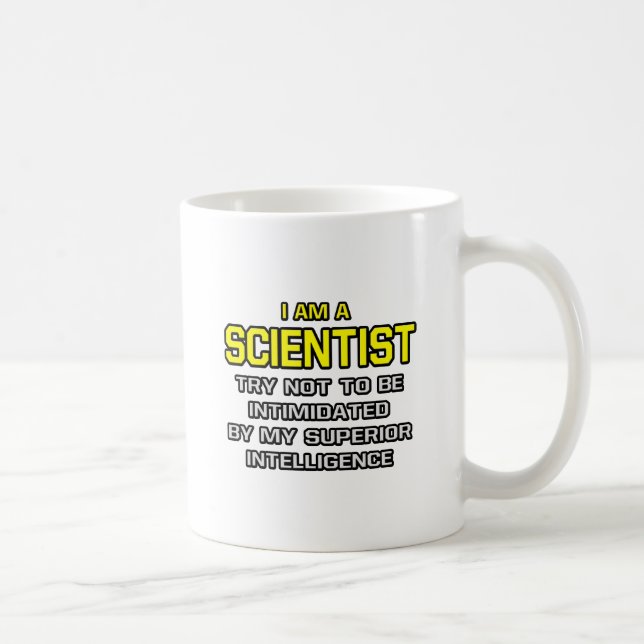 Taza De Café Científico... Inteligencia Superior (Derecha)