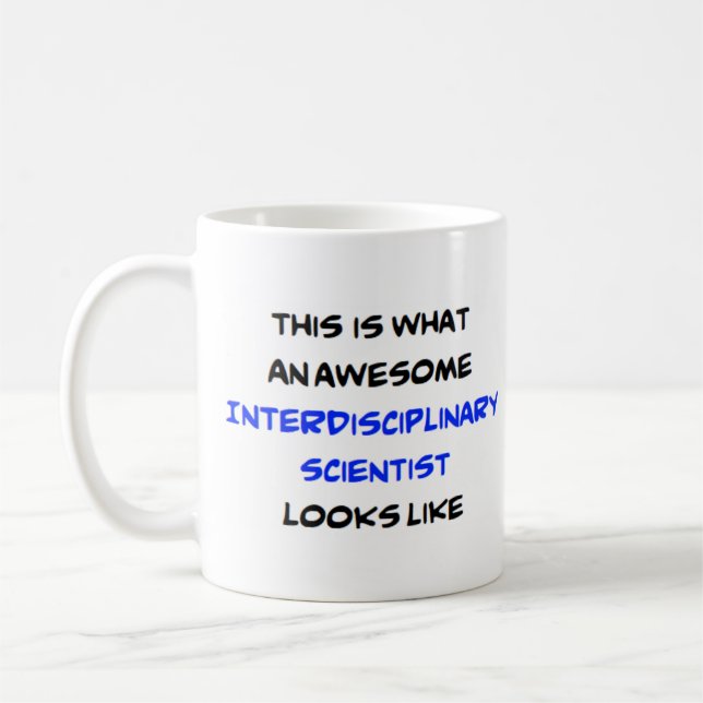 Taza De Café científico interdisciplinario, impresionante (Izquierda)