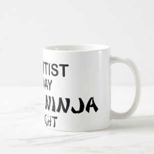 Taza De Café Científico Ninja mortal por noche