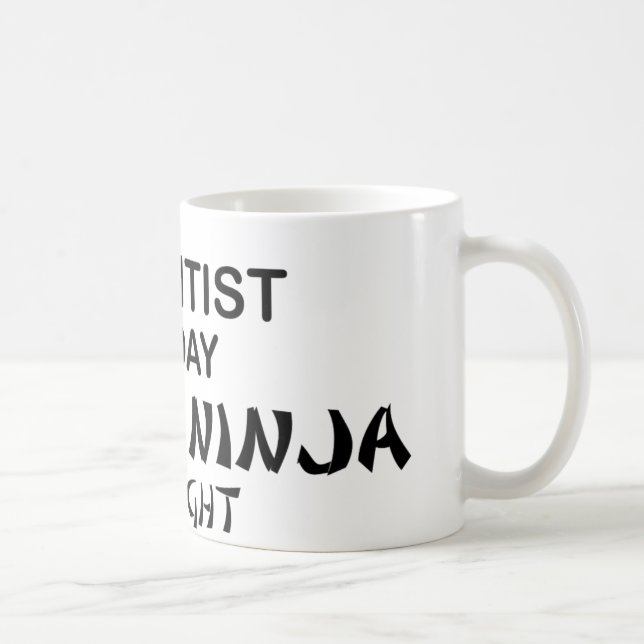 Taza De Café Científico Ninja mortal por noche (Derecha)