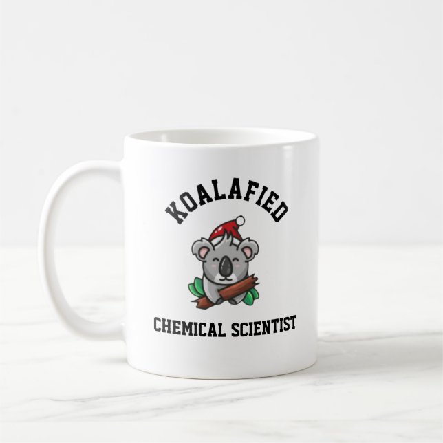Taza De Café Científico Químico Koalificado  (Izquierda)