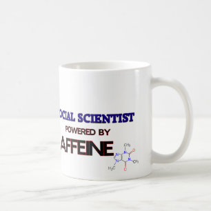 Taza De Café Científico social accionado por el cafeína