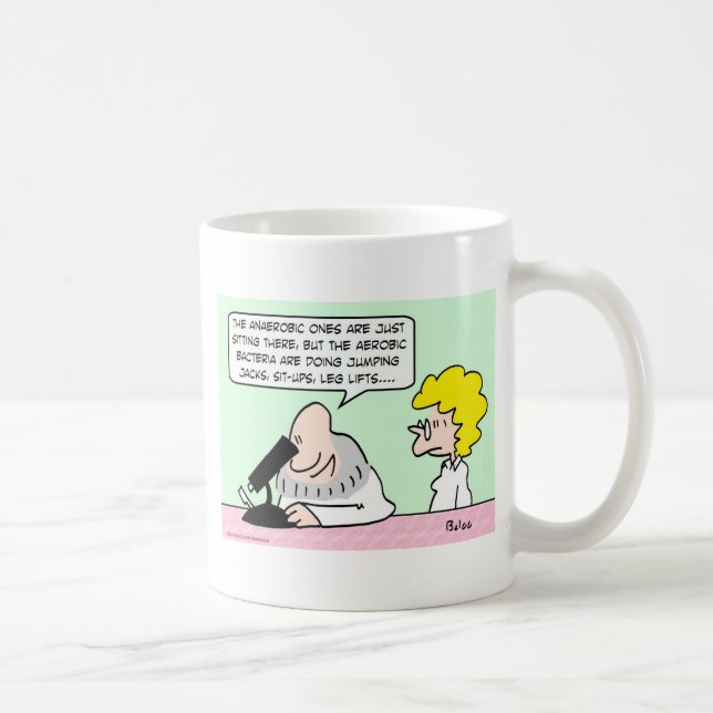 Taza De Café científicos aerobios de las bacterias anaerobias (Derecha)