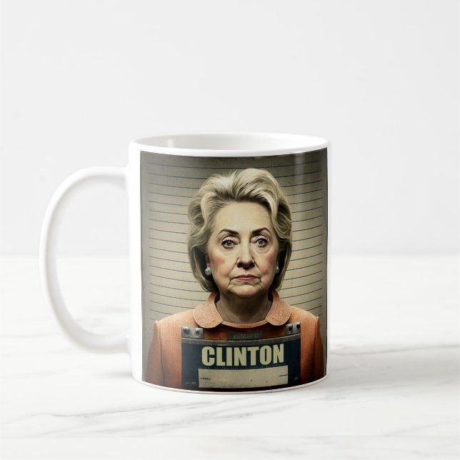 Taza De Café ¡Cierra La Cierra! - Hillary Clinton (Izquierda)