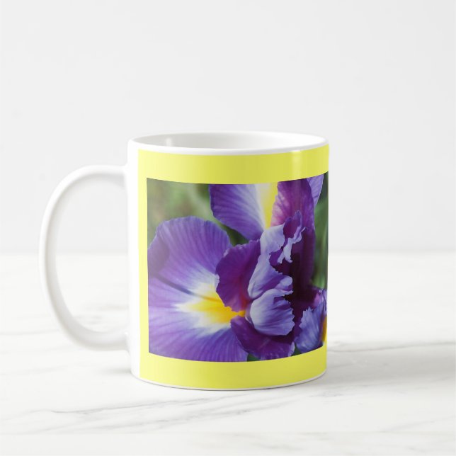 Taza De Café cierre de iris morado (Izquierda)