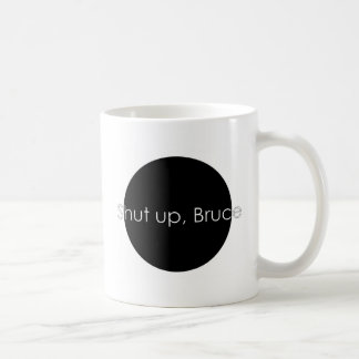 Taza De Café Cierre para arriba, Bruce