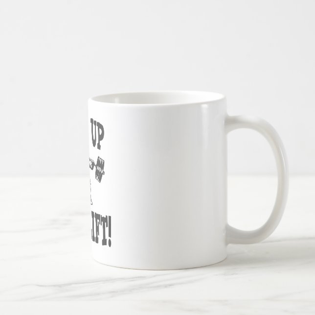 Taza De Café Cierre y levante el levantamiento de pesas (Derecha)