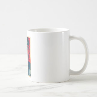 Taza De Café CIÉRRELO ENCIMA del poster de la esperanza del