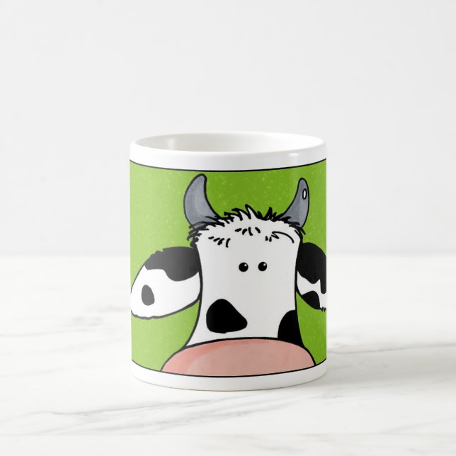 Taza De Café ciérrese encima de vaca (Centro)