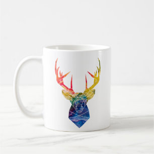 Taza De Café Ciervo acuarela