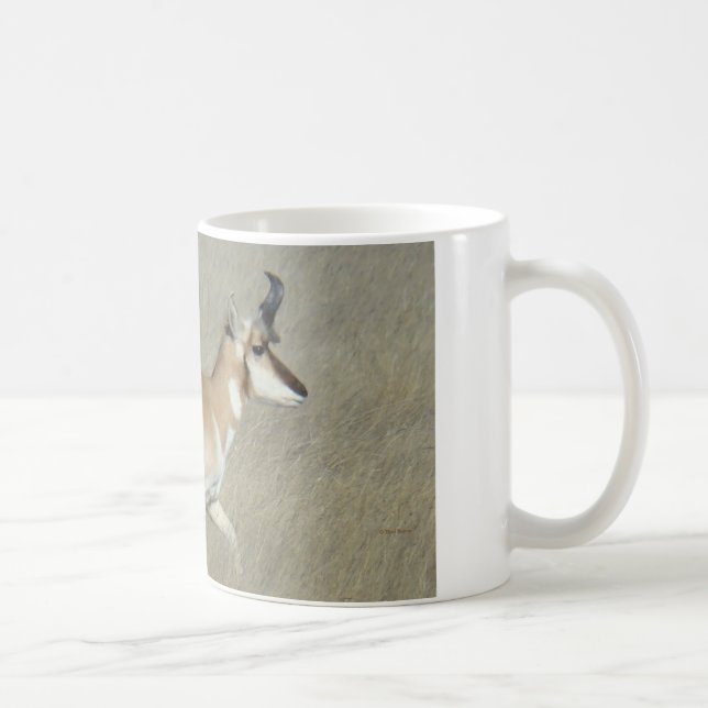 Taza De Café Ciervo berrendo macho A44 (Derecha)