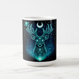 Taza De Café Ciervo Celestial – Galaxia de Vida Silvestre Graci