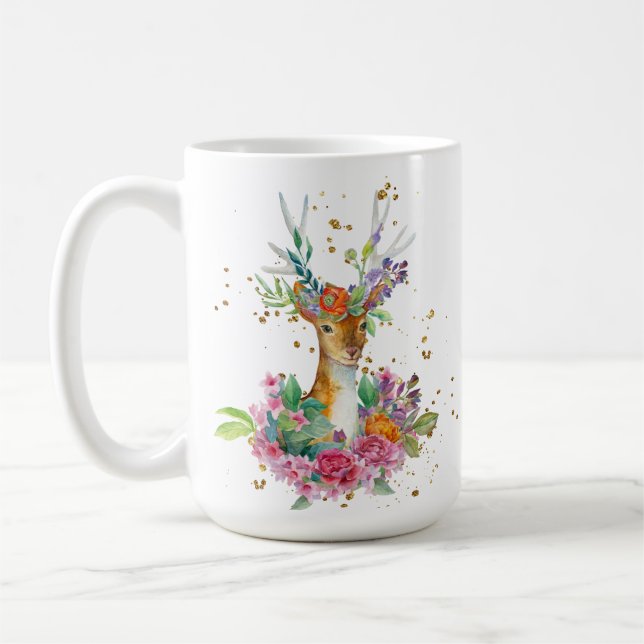 Taza De Café Ciervo del bosque (Izquierda)