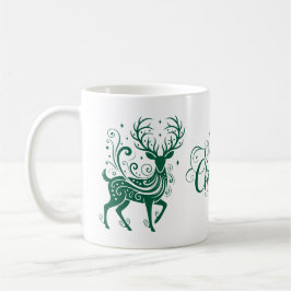 Taza De Café Ciervo Navideño
