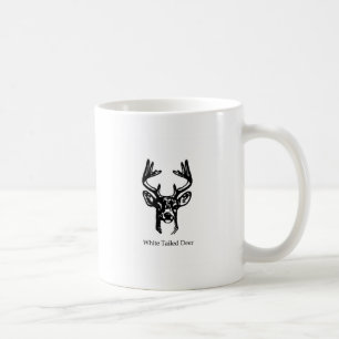 Taza De Café Ciervos de la cola blanca del dólar de 8 puntos