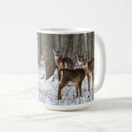 Taza De Café Ciervos del invierno
