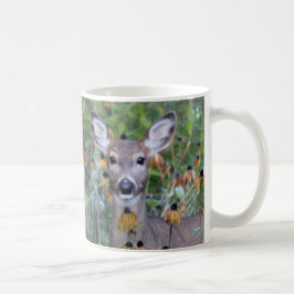 Taza De Café Ciervos en los jardines después del Frost