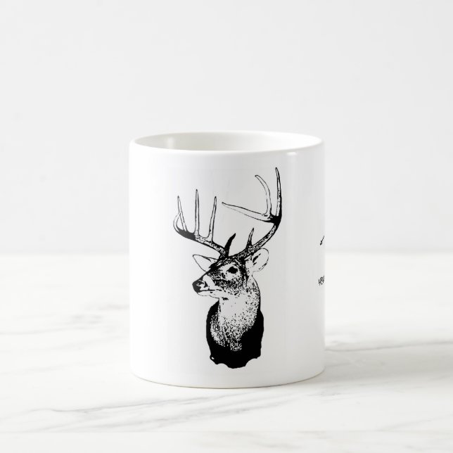 Taza De Café Ciervos que cazan 10 puntos (Centro)