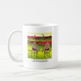 Taza De Café Ciervos que piden una licencia de caza