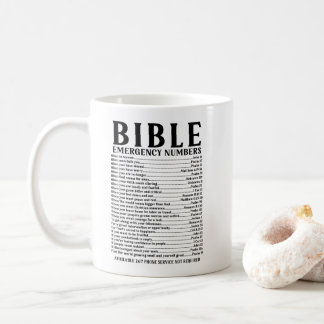 Taza De Café Cifras de emergencia bíblica cristiana Mug Bible V