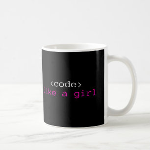 Taza De Café Cifro como un chica