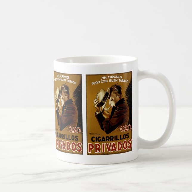 Taza De Café Cigarillos Privados (Derecha)