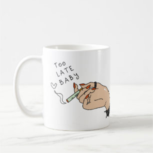 Taza De Café Cigarrillo a mano contra San Valentín