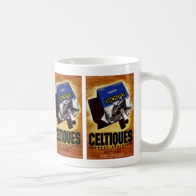 Taza De Café Cigarrillos de Celtiques (Derecha)