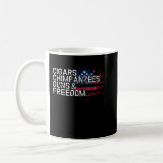 Taza De Café Cigarros CHIMPANZEES armas y libertad