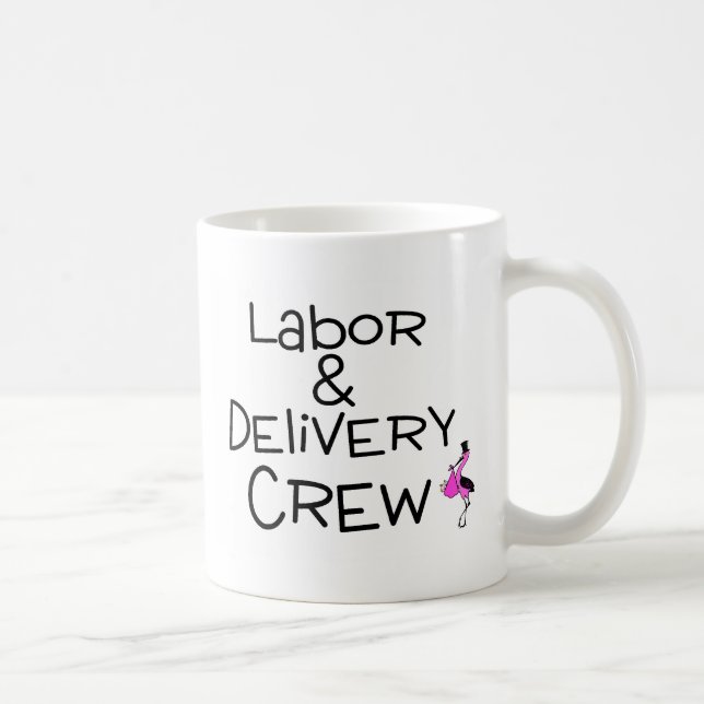 Taza De Café Cigüeña del equipo del parto (Derecha)