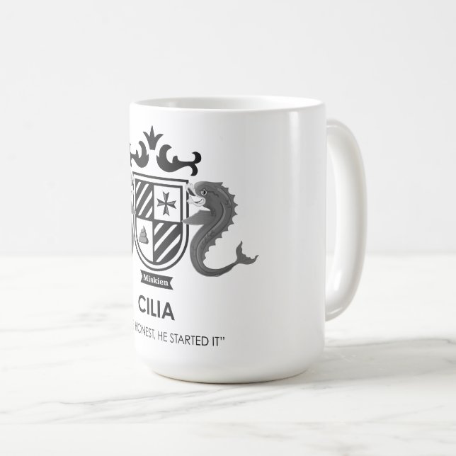 Taza De Café Cilia Escudo Mug (Anverso derecho)