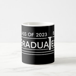 Taza De Café Cilindro graduado mensaje Personalizado "graduado"