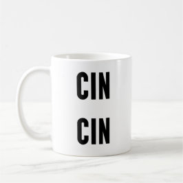 Taza De Café Cin Cin Typography