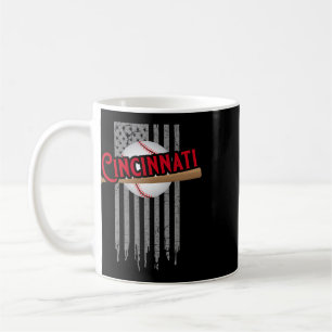 Taza De Café Cincinnati Oh Estados Unidos Bandera La Reina Ciud