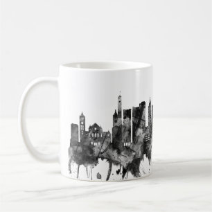 Taza De Café Cincinnati Ohio Skyline BW