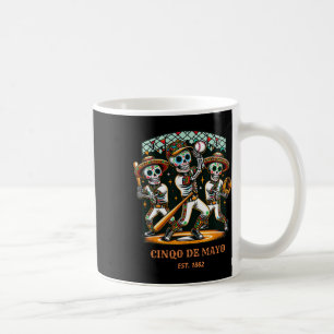 Taza De Café Cinco De Mayo Bysebyll Skeletons