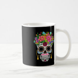 Taza De Café Cinco De Mayo Cráneo De Azúcar Día De Los Muertos
