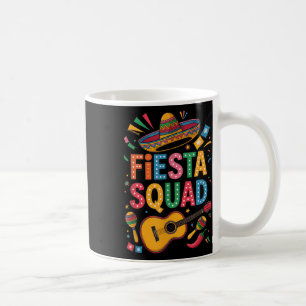Taza De Café Cinco De Mayo Fiesta Squad Sombrero Guitarra Fun