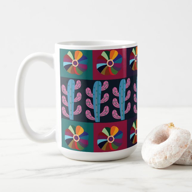 Taza De Café Cinco De Mayo Mexicano (Con donut)