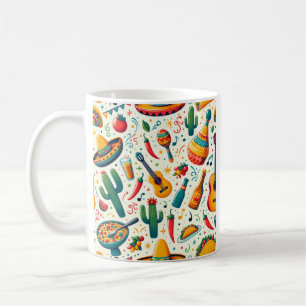 Taza De Café Cinco De Mayo Mug Personalizado, Mugs Mexicanos, T