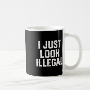 Taza De Café Cinco De Mayo Solo Parezco Ilegal Mexicano Diverti