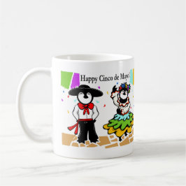 Taza De Café Cinco de pingüinos