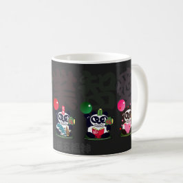 Taza De Café Cinco gigantes dioses de Panda