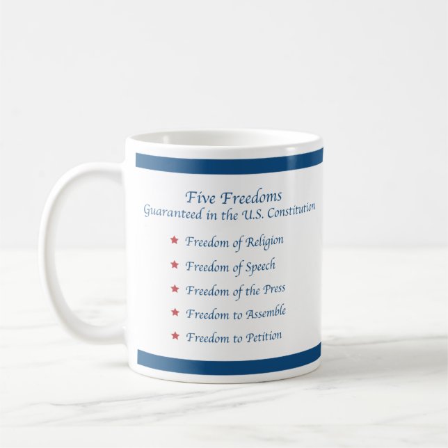 Taza De Café Cinco libertades (Izquierda)