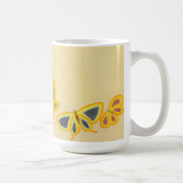 Taza De Café Cinco mariposas - Mug (Derecha)