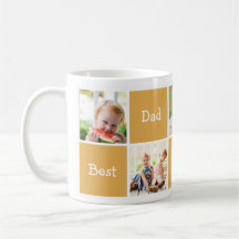 Cinco plantillas de fotos para café de padre