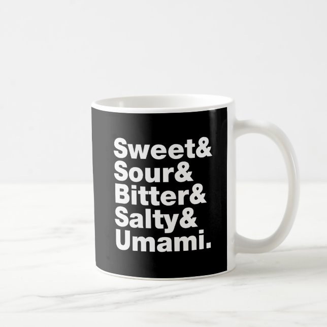 Taza De Café Cinco Sabores Básicos (Derecha)